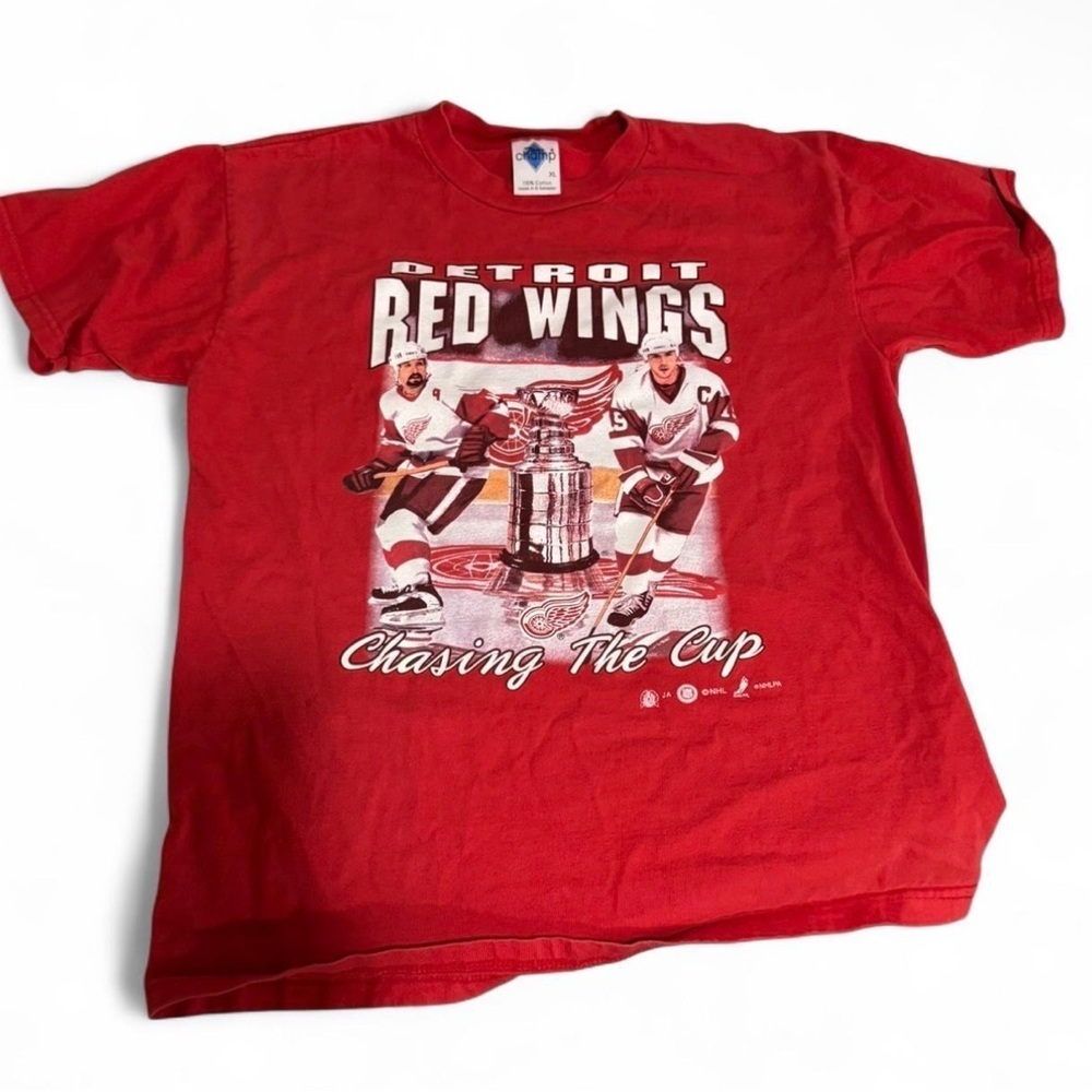 Detroit Red Wings NHL Kids XL Stanley Cup Hockey Graphic Tee